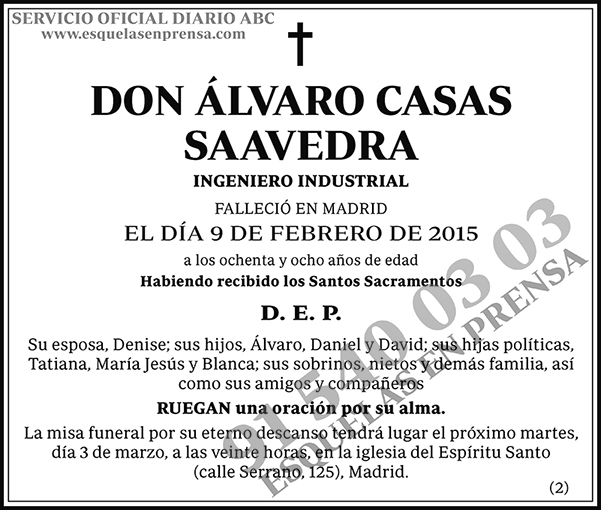 Álvaro Casas Saavedra